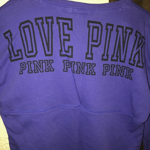 PINK size medium purple long sleeve - Picture 5 of 5